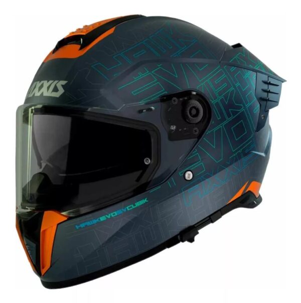 CASCO AXXIS FF122SV HAWK SV EVO CUBIK C7 AZUL MATE