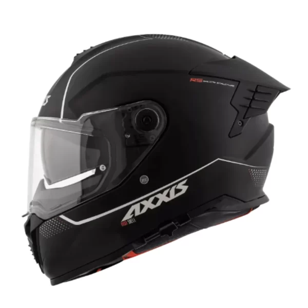 Casco Axxis Hawk SV Solid A1 Negro Mate