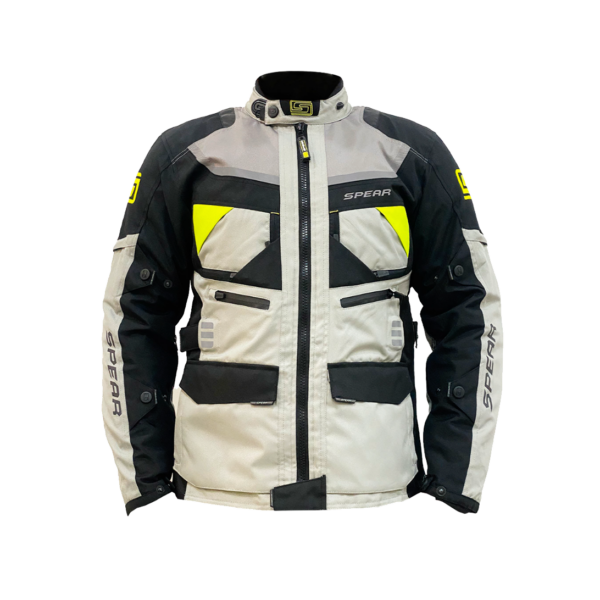 CHAQUETA MOTO TORNADO GRIS