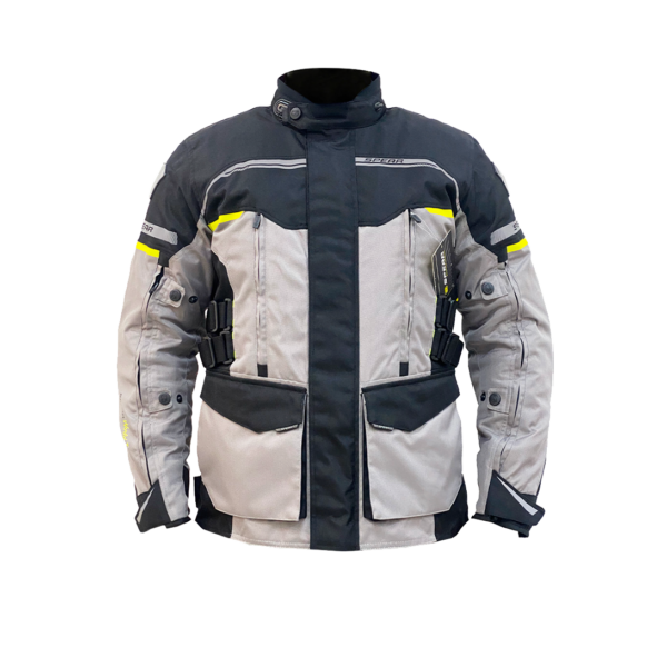 CHAQUETA MOTO TOURING NEGRO